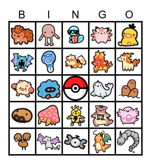 Pokebingo Card