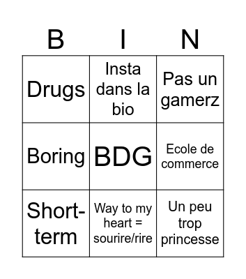 Skip Bingo Card