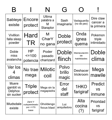 Worlds 2026 Bingo Card