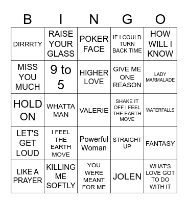 STRONG WOMEN Bingo Card