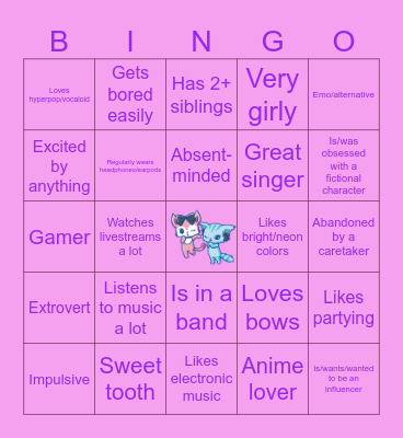 TAOHK&I Kinnies - Beatcats Bingo Card