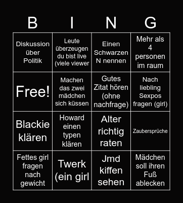 Ome 2.0 Bingo Card