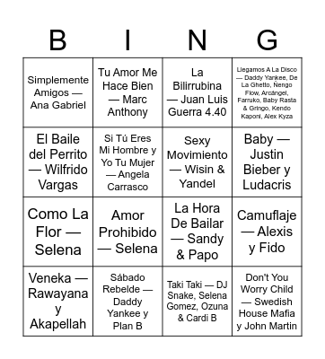 BIRTHDAY Bingo Card