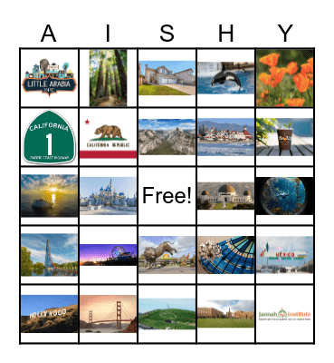 Nawalie's Bingo Card Bingo Card