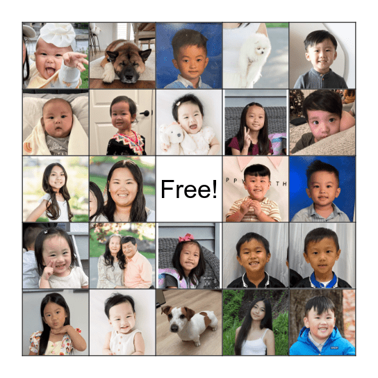 Thao Family Bingo! Bingo Card