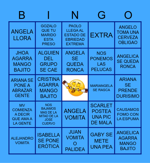 CARAVANEO 98 Bingo Card