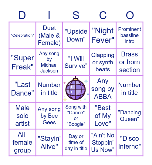 Let's Bingo Card