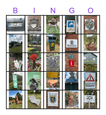 80. Geburtstag Bingo Card