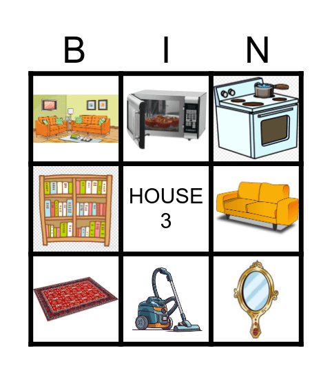 HOUSE Bingo Card