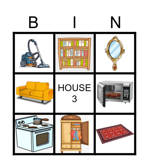 HOUSE Bingo Card