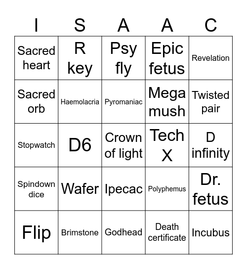 Lazy mattman Bingo Card