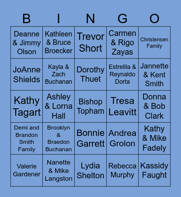 Viking Ward Birthday Party Bingo Card