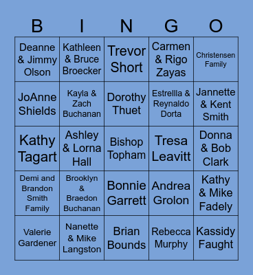 Viking Ward Birthday Party Bingo Card