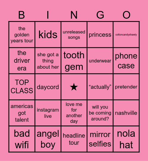 ★ THOMAS DAY BINGO ★ Bingo Card