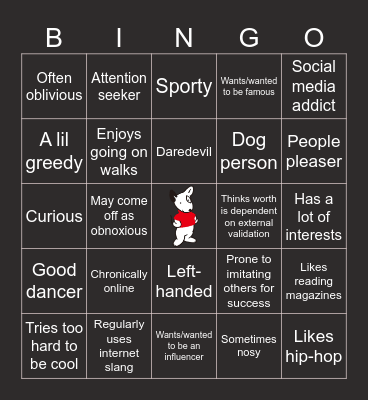 TAOHK&I Kinnies - Mimic Mike Bingo Card