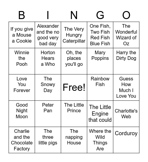 The Leahy's Next Chapter Shower Bingo Card
