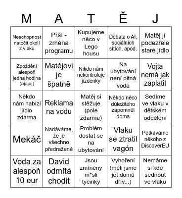 Dánobingo Card