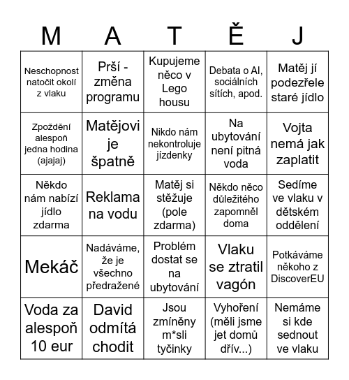 Dánobingo Card