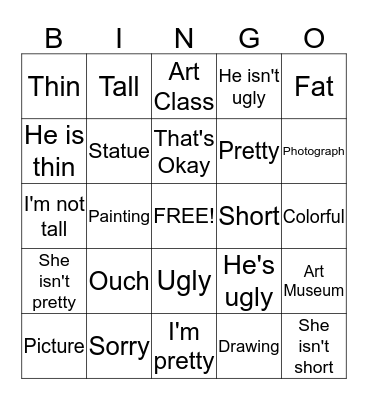 C2 Bingo Card