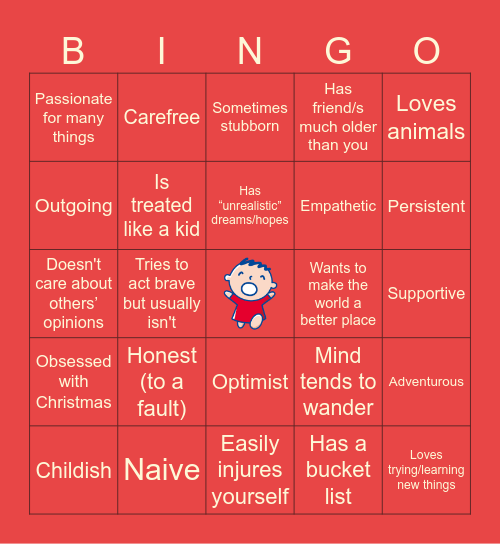 TAOHK&I Kinnies - Minna No Tabo Bingo Card