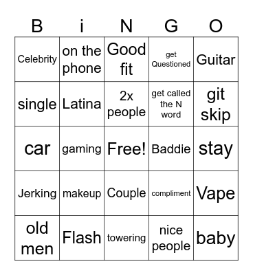 ome Bingo Card