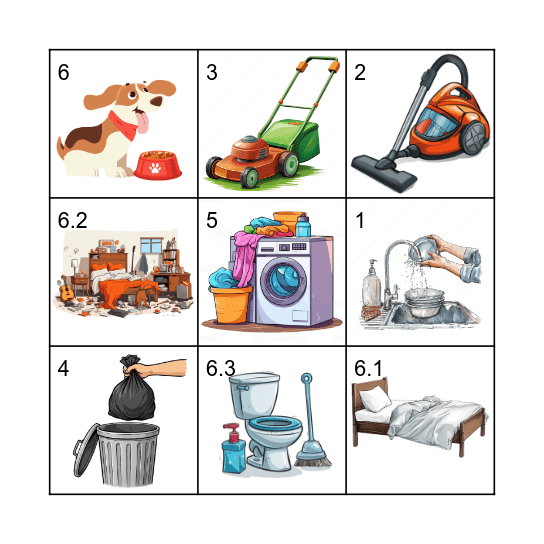 Hausarbeiten Bingo Card