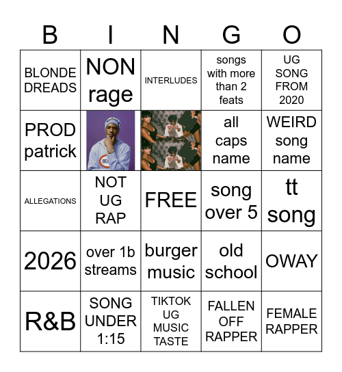 2-3 BINGO Card