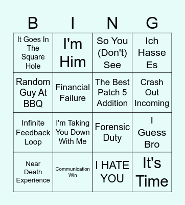 NULLSCAPE ACHIEVEMENT BINGO Card