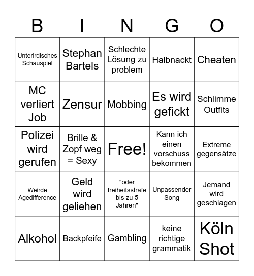 Jordan Bingo Card