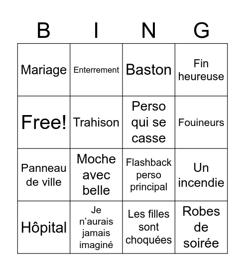 Jolies petites menteuses lô Bingo Card