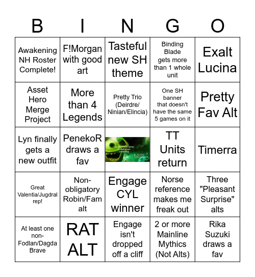 FEH 2027 (Indulgent) Bingo Card