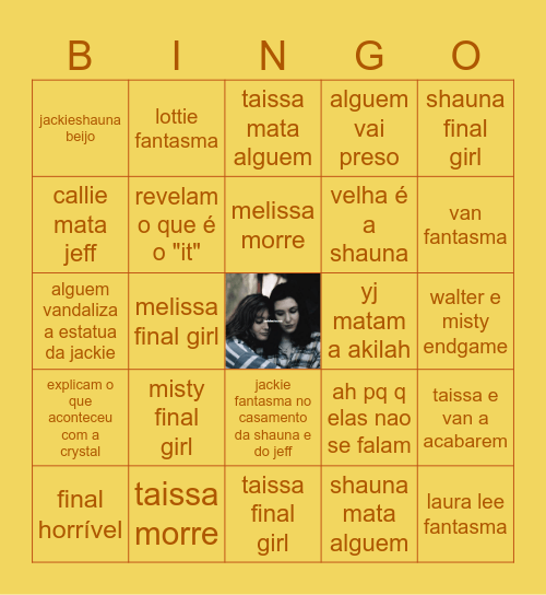 Yellowjackets s4 predictions bingo Card