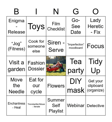 Laianna's Virgo Bingo Board Bingo Card