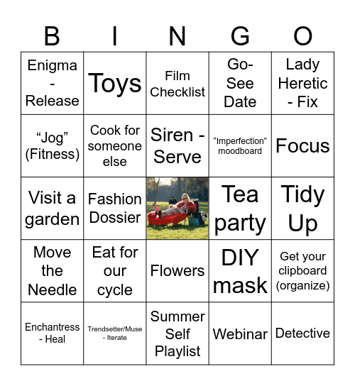 Laianna's Virgo Bingo Board Bingo Card