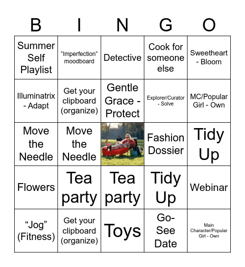 Kayli's Virgo Season Bingo Card
