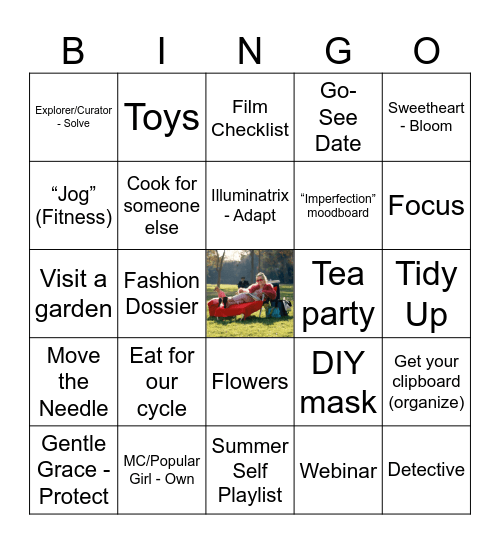 Kayli's Virgo Season Bingo Card
