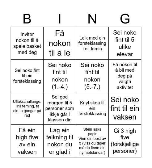 Bingomester3000 Bingo Card