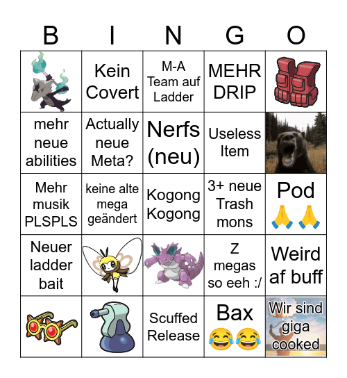 The Boom Bingo Card