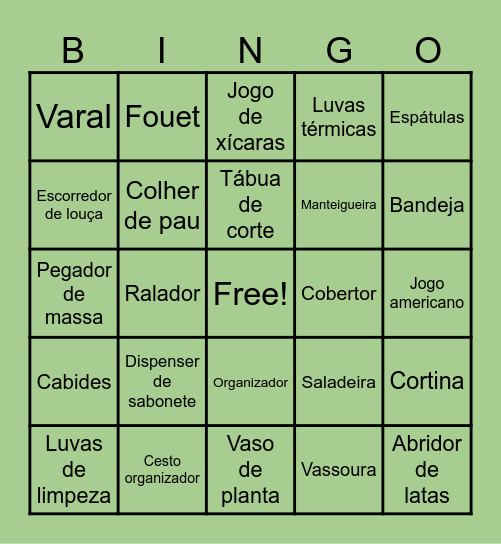 Chp Bingo Card