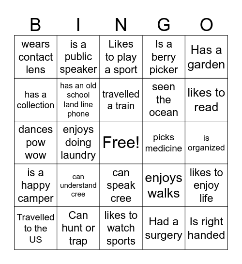 Today We Remember - Finding Our Common Ground Bingo Card