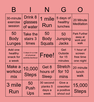 Shah Logistics September Challenge Bingo Card