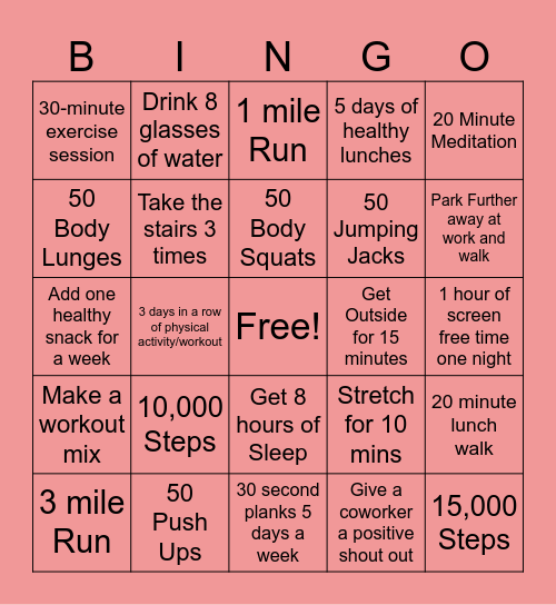 Shah Logistics September Challenge Bingo Card