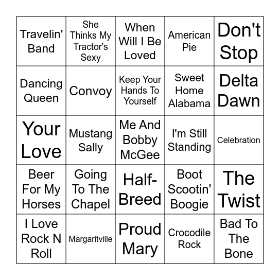 CLGA-----SINGO Bingo Card