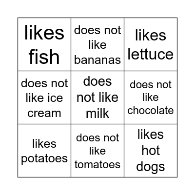 Find someone who... Bingo Card