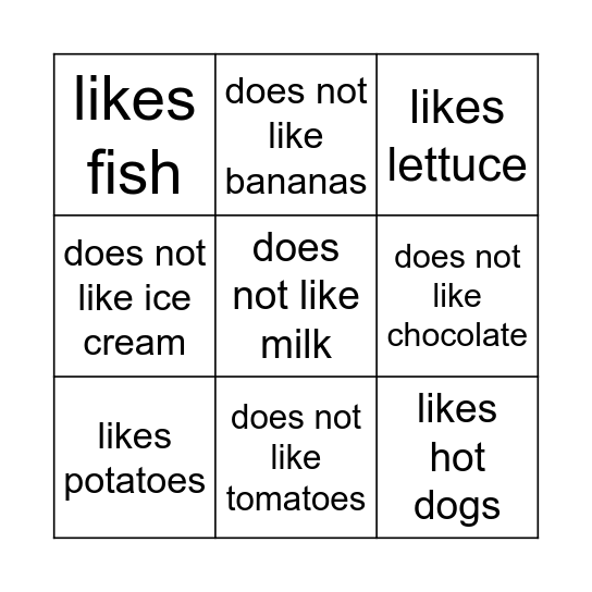 Find someone who... Bingo Card