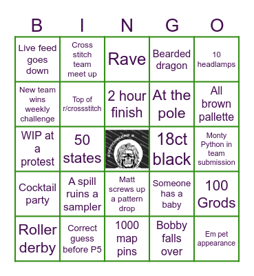 Steotchalong 9 Bingo Card