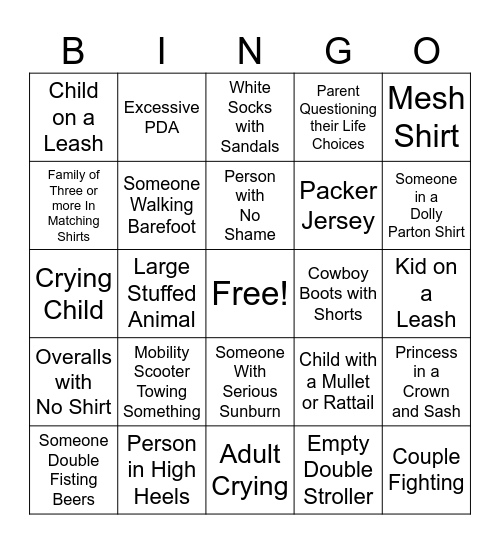 MN State Fair 2026 Bingo Card