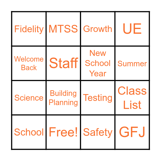 What Will MK Say? Bingo Card