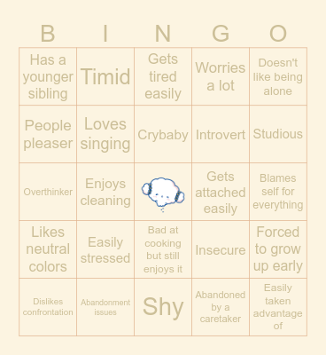 TAOHK&I - Cogimyun Bingo Card