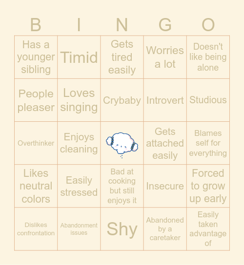 TAOHK&I - Cogimyun Bingo Card